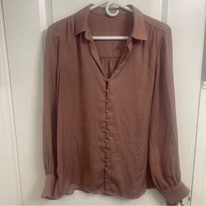 Wishlist Apparel Women's Large Front Button-Up Blouse